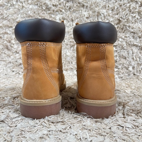 Timberland tan 6" wheat boot leather & gum sole work boots hikers BTS grunge - Picture 10 of 12